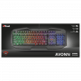 Trust GXT 830-RW Avonn tastiera Gaming USB Italiano Nero