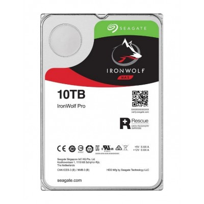 Hard Disk 10 Tb Ironwolf Pro Sata 3 3.5" Nas (St10000Ne0008)