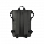 BORSA ZAINO ROLLO PER NOTEBOOK 15,6" E MACBOOK PRO 16" - IN TESSUTO RICICLATO RESINATO TASCA INTERNA E TASCA ESTERNA NERA (BKRO