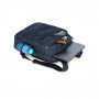 BORSA ZAINO BACKPACK PER NOTEBOOK 17" E MACBOOK PRO 15 e 17" - IN TESSUTO RICICLATO RESINATO TASCA INTERNA E TASCA ESTERNA BLU 