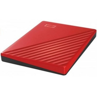 Hard Disk 2 Tb Esterno My Passport Usb 3.0 2,5" Rosso (Wdbyvg0020Brd-Wesn)