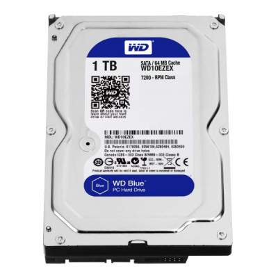 HARD DISK BLUE 1 TB SATA 3 3.5" (WD10EZEX) (Western Digital)