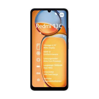 SMARTPHONE REDMI 13C 256GB BLACK NERO DUAL SIM (Xiaomi)