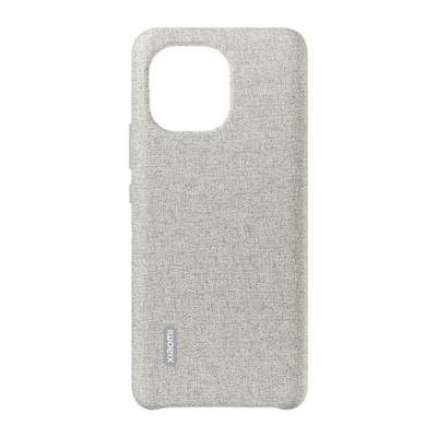 CUSTODIA PER SMARTPHONE XIAOMI MI 11 CLOTH GRAY VEGAN LEATHER CASE GRIGIO (BHR4982GL) (Xiaomi)
