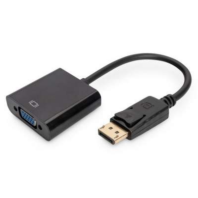 ADATTATORE CAVO DISPLAY PORT DP-VGA 15CM. (AK-340403-001-S) (Digitus)