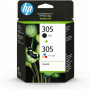CARTUCCIA ORIGINALE 6ZD17AE N.305 PACK NERO+COLORE (Hp)