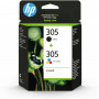 CARTUCCIA ORIGINALE 6ZD17AE N.305 PACK NERO+COLORE (Hp)