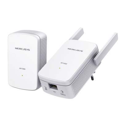 KIT ADATTATORE DI RETE POWERLINE MS-MP510KIT AV2 FINO A 1000 MBPS - WIRELESS 300MBPS (Mercusys)