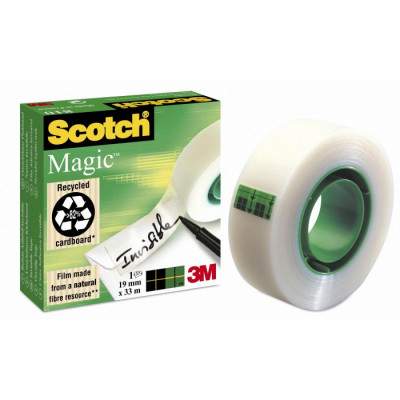 NASTRO ADESIVO SCOTCH MAGIC 810 19x33 - INVISIBILE E SCRIVIBILE (3m)
