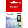 CARTUCCIA ORIGINALE CL-511 (2972B001) COLORE (Canon)