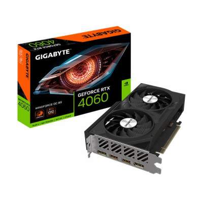 SCHEDA VIDEO GEFORCE RTX 4060 WINDFORCE OC 8 GB (GV-N4060WF2OC-8GD) (Gigabyte)