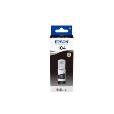 CARTUCCIA ORIGINALE ECOTANK 104 (C13T00P140) NERO (Epson)