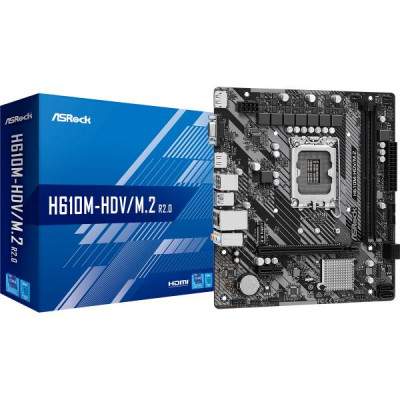 SCHEDA MADRE H610M-HDV/M.2 R2.0 (90-MXBJH0-A0UAYZ) SK 1700 (Asrock)