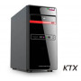 CASE TX-665U3 MATX ALIMENTATORE 550W - USB 3.0 - NERO / ROSSO (Ktx)