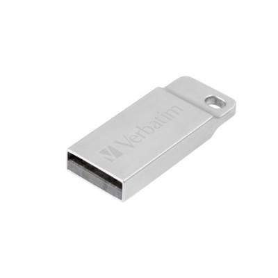 PEN DRIVE 16GB METAL EXECUTIVE USB 2.0 (98748) SILVER (Verbatim)