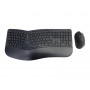 Kit Tastiera + Mouse Orazio02It Ergonomica Wireless Nera