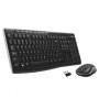 KIT MK270 TASTIERA + MOUSE WIRELESS NERA (Logitech)