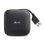 Hub 4 Porte Usb3.0 Uh400 Portatile Nero