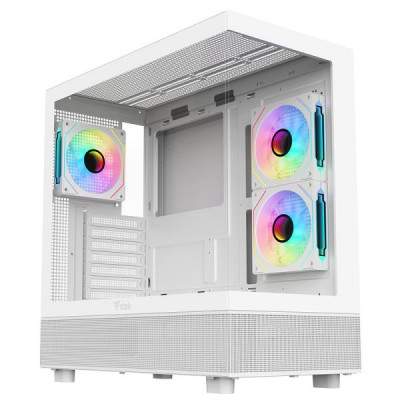 CASE GAMING TOWER SHOWBUI 42W - NO ALIMENTATORE - ARGB FAN - BIANCO (ITGCASB42W) (Itek)
