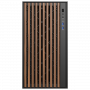 CASE GAMING WOODY ITGCAWO28B - NO ALIMENTATORE - FRONTALE IN LEGNO - NERO (Itek)
