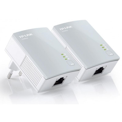 Kit Adattatore Di Rete Power Line Nano Tl-Pa4010Kit 500 Mbps 2Pz