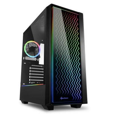 CASE GAMING RGB LIT 200 ATX VETRO TEMPERATO NO ALIMENTATORE (Sharkoon)
