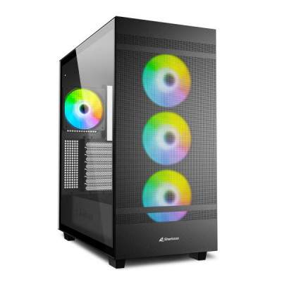 CASE GAMING REBEL C50 BLACK RGB ATX NERO NO ALIMENTATORE (Sharkoon)