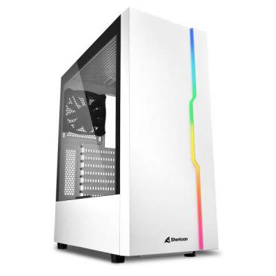 CASE GAMING RGB SLIDER WHITE ATX VETRO TEMPERATO - BIANCO - NO ALIMENTATORE (Sharkoon)