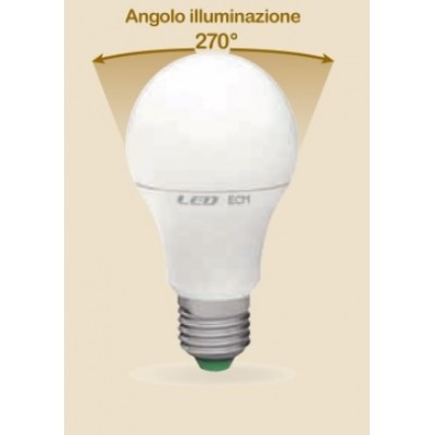 Lampada Led Goccia E27 10W Calda 3000K (E2645C)