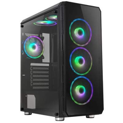 CASE TC-GAME 13 RGB ATX GAMING NERO (Tecno)