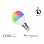 Lampada Led Smart Ee-45We14G Rgb + Bianco Caldo E14 G45 Dimmerabile Wifi - Alexa E Google Home