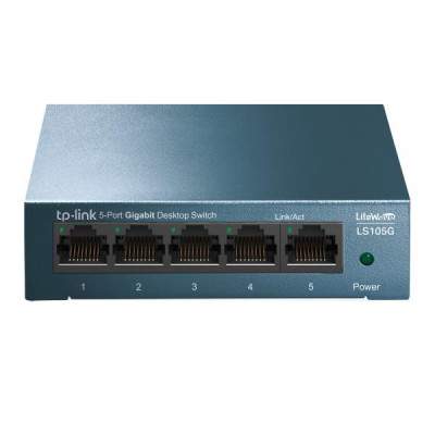 SWITCH RETE 5 PORTE 10/100/1000 LS105G (Tp-link)