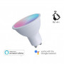 Lampada Led Faretto Gu10 Ad Incasso Rgb + Bianco Caldo Dimmerabile 5.5W (Ee-45Wg10)