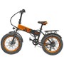 Bici Elettrica Con Pedalata Assistita 12000 - 250W - Arancione (Myt-20)