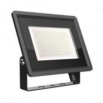 Lampada Led Faro 200W Proiettore Smd 88Lm/W Corpo Nero 6500K (6734)