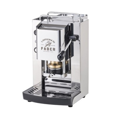 Macchina Da Caffe' A Cialde Pro Deluxe Inox Ottone