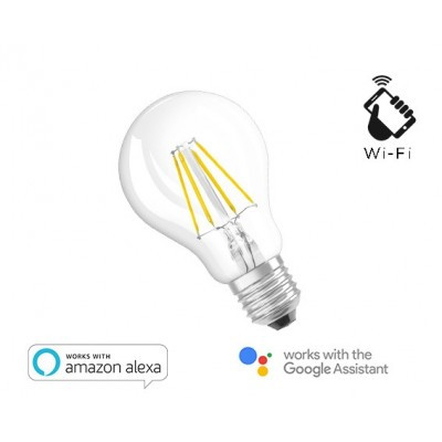 Lampada Led Smart Ee-7We27 Bianco E27 Cct Dimmerabile Wifi - Alexa E Google Home