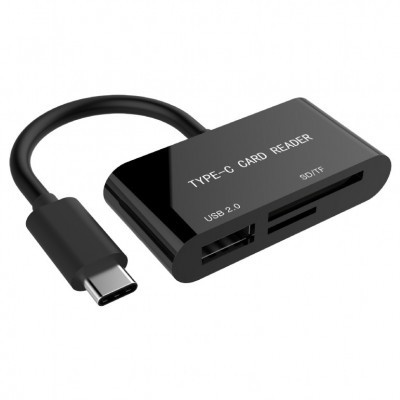 Lettore Multicard Uhb-Cr3-02 Esterno Usb Type-C