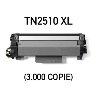 Toner Compatibile Brother Tn2510 Xl 3K Con Chip