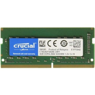 Memoria So-Ddr4 4 Gb Pc2666 (1X4) (Ct4G4Sfs8266)