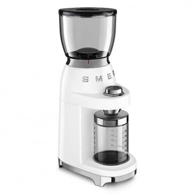 Macinacaffe' 50' Style Bianco Acciaio Inox (Cgf01Wheu)