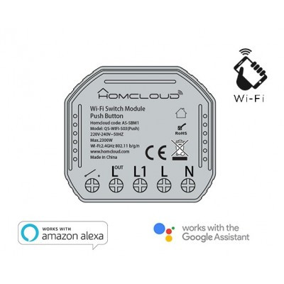 Modulo Pulsante Intelligente Wi-Fi Da Incasso (As-Sbm1)