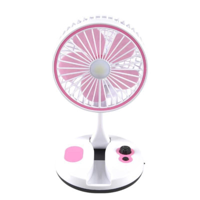 Mini Ventilatore Da Tavolo Folding Fan Con Led (Yt-M2026) Rosa