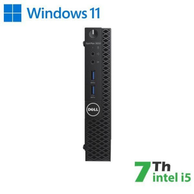 Pc Dell Optiplex 3050-7050M Mini Intel Core I5-7 Gen. 16Gb 480Gb Ssd Windows 11 Pro - Ricondizionato - Gar. 12 Mesi (Rn45534112