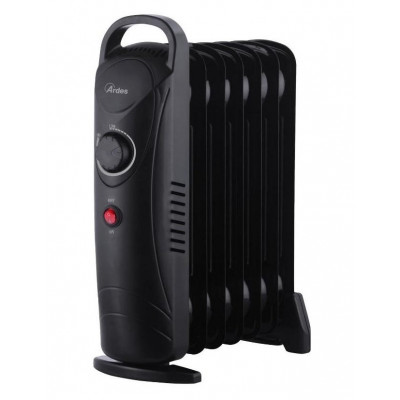 Radiatore Ad Olio Ar4R07M2 Oilo Mini2 Stufetta Elettrica - Interno 800W - Nero