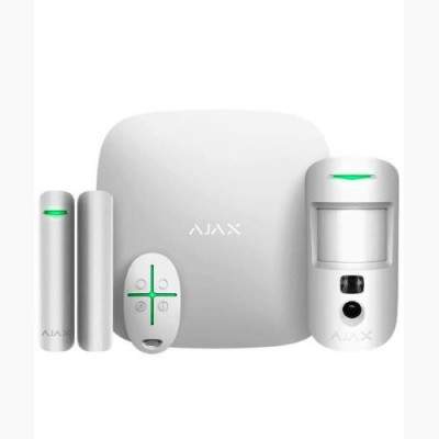 ANTIFURTO STARTERKIT CAM ASP (HUB 2 + MOTIONCAM + DOORPROTECT + SPACECONTROL) ALLARME WIRELESS SENZA FILI GPRS/LAN/2SIM 2G (AJ-