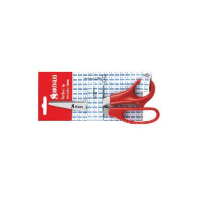 FORBICI IN ACCIAIO 18 CM CON MANICO IN ABS - ROSSO (Artiglio)