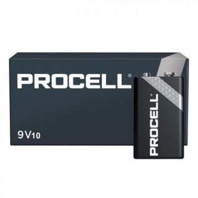 BATTERIE PROCELL ALKALINE 9V10 MN1604 (10 PEZZI) (Duracell)