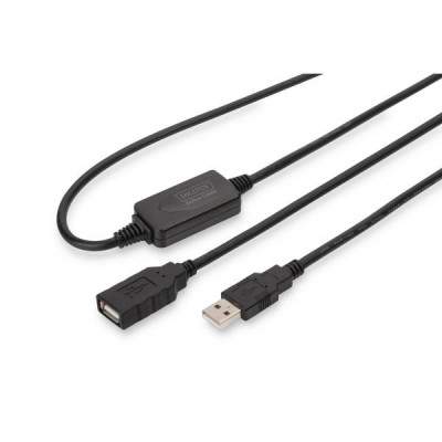 ESTENSORE DI LINEA USB M/F CAVO 10 MT. (DA73100) (Digitus)