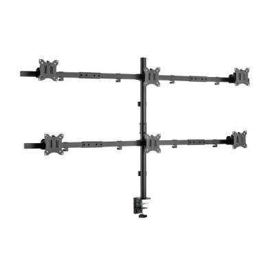 SUPPORTO DA TAVOLO PER 6 MONITOR DA 17" A 32" (650160) (Equip)